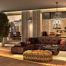 Vivienda La Moraleja. Un proyecto de 3D, Arquitectura y Arquitectura interior de Quique Cestrilli - 05.12.2015