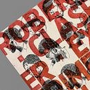 Robert Glasper  Poster - Letterpress. Arts, Crafts, Br, ing, Identit, Editorial Design, Graphic Design, Traditional illustration, Painting, T, and pograph project by Manel Portomeñe Marqués - 12.09.2015