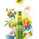 Proyecto final Keku (cerveza con limón). Traditional illustration project by María José Salva Rez - 12.12.2015