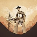 Cow boy /ilustración. Un projet de Illustration traditionnelle de Andres Palomino - 12.12.2015