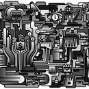 Ciberseguridad. Traditional illustration project by Pepe Gracmor - 12.19.2015
