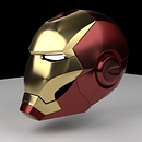 Blender IronMan. 3D, and Design project by Juan Bares - 11.12.2015