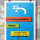 Cartel concierto /  LA RANAMANCA + TRECE A CASTELLÓ. Een project van  Ontwerp y Grafisch ontwerp van Miquel Andrés Sànchez - 02.01.2016