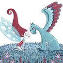 Hada y Grifo. Un proyecto de Ilustración tradicional de Adri Magaldi - 07.01.2016