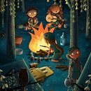 Acampada. Un proyecto de Ilustración tradicional de Adri Magaldi - 07.01.2016