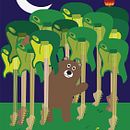 Rock and Roll Forest. Un projet de Illustration traditionnelle de Laura Sánchez - 05.01.2016