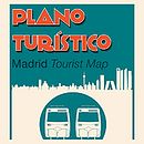 Plano turístico de Metro de Madrid Ein Projekt aus dem Bereich Br, ing und Identität, Grafikdesign und Marketing von David Lozano Bastida - 31.05.2015