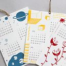 2016 calendar. Design, Design gráfico, Ilustração tradicional, e Serigrafia projeto de Elena Gómez - 12.01.2016