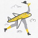 VUELING. Concurso diseño bolsa de mareo. Br, ing, Identit, Graphic Design, T, and pograph project by Marina Stecca - 01.14.2016
