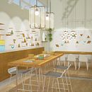 Showroom Nolia. Een project van 3D, Architectuur, Interactief ontwerp,  Ontwerp, Interieurontwerp y Meubelontwerp en -bouw van Rebeca F. Raigón - 17.01.2016