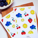 FRUIT PATTERN.. Projekt z dziedziny Projektowanie graficzne użytkownika Mosh creativestudio - 18.01.2016
