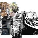 Pisadas de tinta por Italia Ein Projekt aus dem Bereich Architektur, Collage, Fotografie, Traditionelle Illustration, L und schaftsbau von Marc Lopez Plaza - 22.01.2016