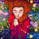 María La Roja. . Fine Arts, Character Design, Traditional illustration, and Painting project by Galstheo - 01.25.2016