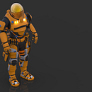 Risk Of Rain Fan art Zbrush  y softimage Modelado de personajes en 3D. 3D, and Character Design project by Daniel Arias Gómez - 01.25.2016
