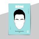 EDM | Electronic Dance Music magazine. Editorial Design, Graphic Design, and Traditional illustration project by Rubén del Río Tricio - 02.08.2016