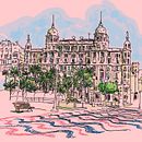 Alicante. Design, and Traditional illustration project by Pablo García García - 01.29.2016