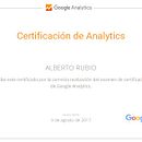 Certificado Google Analytics. Un progetto di Marketing di Alberto Rubio Criado - 08.02.2016