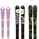 Kustom Skis. Un proyecto de Diseño, Diseño de producto, Diseño gráfico e Ilustración tradicional de Claudia Crespo - 10.02.2016