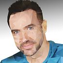 Low poly portrait. Een project van Grafisch ontwerp y Traditionele illustratie van Santos Barrios Gragero - 16.02.2016
