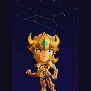 León dorado. Ilustração tradicional projeto de Armando Medina Rivera - 19.02.2016