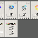 meteo . Un proyecto de UX / UI de battistelli camille - 29.02.2016