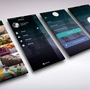 Restaurant App Concept by LVÀ . Design, Graphic Design, and UX / UI project by Alicia Córdoba Muñoz - 02.13.2016