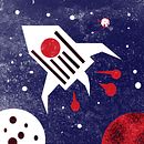 Mi Proyecto del curso: Spaceman.   Canción: Spaceman - Babylonzoo Ein Projekt aus dem Bereich Traditionelle Illustration von Stefano Zanvit - 02.03.2016