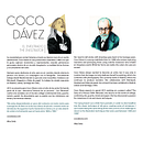 Coco Dávez para el Infiltrado, por Alba Deliz. Un progetto di Design editoriale, Fotografia e Illustrazione tradizionale di Alba Deliz - 08.03.2016