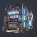 3D PBR Scifi Crate Texture & Material. Un proyecto de 3D de Andrés García Roldán - 14.04.2016