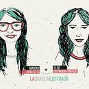 La grafica ilustarda . Ilustrație tradițională de Florencia Serodio - 03.17.2016