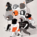 Aliadas. Mujeres que cambiamos el mundo.. Un proyecto de Bellas Artes e Ilustración tradicional de Cinta Arribas - 17.03.2016