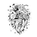 Planet Heart. Traditional illustration project by Paola Vecchi - 03.18.2016