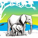 Viaje por Africa. Een project van Traditionele illustratie van adru garlov - 21.03.2016