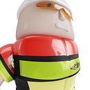 El Ciclista: nuevo integrante del Cinelli team. 3D, e Design de personagens projeto de Mario Andrés Moreno Restrepo - 27.03.2016