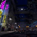 Cinema4D Apocaliptic City Night Scene. Un progetto di 3D di Alba - 02.04.2016