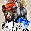 Love never dies. Een project van  Beeldende kunst y Traditionele illustratie van Estefanía Rodríguez - 03.04.2016