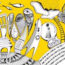 DOMESTÍCAME. Ilustração tradicional projeto de LÁPICES BLANCOS - 05.04.2016