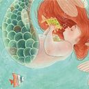 Little Mermaid/ La Sirenita. Un progetto di Illustrazione tradizionale di Patricia Saco Torre - 09.04.2016