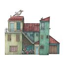 Casa tomada. Traditional illustration project by Alefes Silva - 05.08.2016