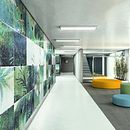 Diseño hall principal de un centro administrativo, infografía.. 3D project by ANA MARTINEZ MARCHAL - 05.09.2016