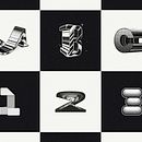 36 days of type B&W. Un projet de Calligraphie, Design graphique, Illustration traditionnelle, T , et pographie de Gonzalo Sainz Sotomayor - 09.05.2016