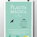 La Flauta Magica. Ópera. Design, Design editorial, Design gráfico, e Design de cenários projeto de Sara García - 11.05.2016