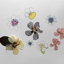 FLORES. Design, Design gráfico e Ilustração tradicional projeto de Irene Núñez Díaz-Montes - 12.05.2016