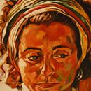 "Pepa"  Óleo sobre tabla   200x200cms.. Un progetto di Pittura di Óscar Guillén - 20.06.2016