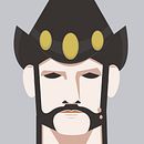 Simulación de retratos con el estilo de DKNG - Lemmy Kilmister & Tina Turner. Un proyecto de Diseño, Diseño de personajes, Diseño gráfico e Ilustración tradicional de Maria Ramazzini Vega - 15.05.2016