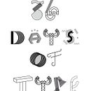 36 DAYS OF TYPE. Un projet de 3D, T , et pographie de Laura García Cosculluela - 17.05.2016