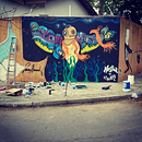 Arte en la calle. Arte urbana e Ilustração tradicional projeto de Thais Macedo - 18.05.2016