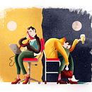 Monday to Friday. Un projet de Illustration traditionnelle de Javier Peciña - 19.05.2016