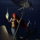 Luces bajo el agua Ein Projekt aus dem Bereich Traditionelle Illustration von diego fernandez cueto - 20.05.2016
