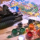 Trucha Infernal (Mi primer gran tatuaje). Een project van Traditionele illustratie van Jorge Venegas - 11.07.2016